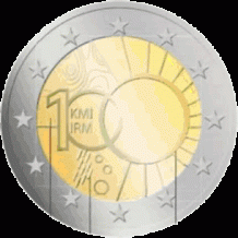 België 2 Euro 2013 100 jaar Meteorologisch Instituut UNC